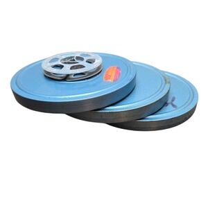 3 VTG Metal Film Reels 2w‎ Home Movies from the 50's Small Plastic Reel Included